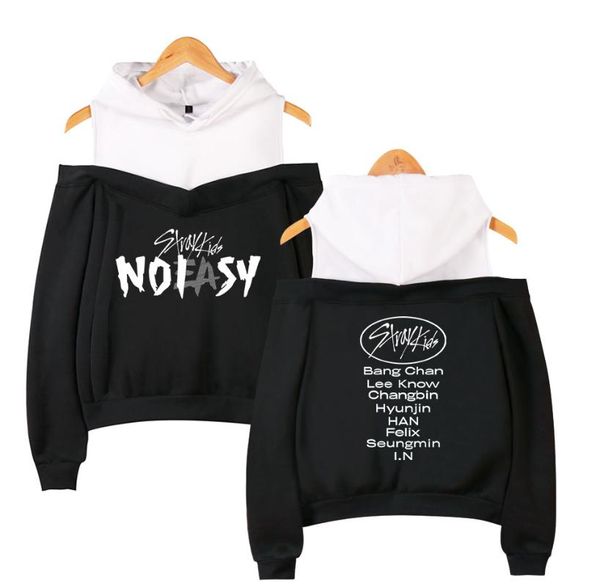 women's hoodies & sweatshirts skz noeasy crop stray kids off-shoulder women hoodie sweatshirt kpop hip-hop fans, Black
women's hoodies & sweatshirts skz noeasy crop stray kids off-shoulder women hoodie sweatshirt kpop hip-hop fans, Black