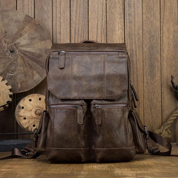 original design handmade cowhide korean backpack men's casual fashion school bag college style personalized leather
original design handmade cowhide korean backpack men's casual fashion school bag college style personalized leather