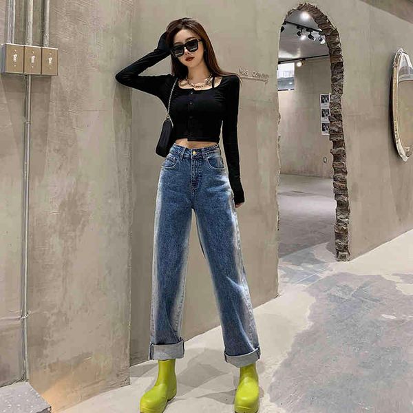 make firm offerings the spring edition washes high-waisted jeans joker pants with long legs, Blue
make firm offerings the spring edition washes high-waisted jeans joker pants with long legs, Blue