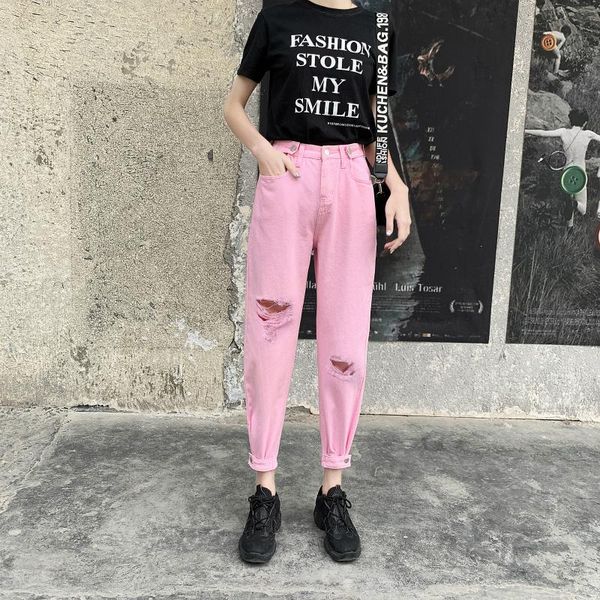 women's jeans guuzyuviz pink ripped for women loose summer 2021 korean denim harem pants ladies trousers plus size high waist, Blue
women's jeans guuzyuviz pink ripped for women loose summer 2021 korean denim harem pants ladies trousers plus size high waist, Blue