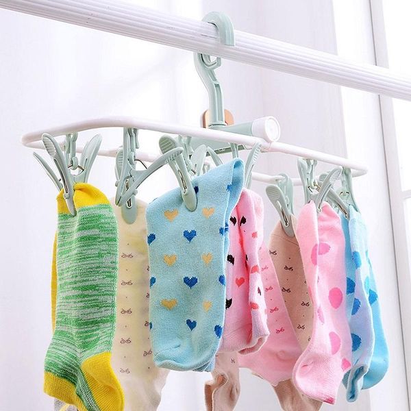 hangers & racks 12 clips folding drying underwear socks hanger multi-functional clothes rack plastic portable cloth
hangers & racks 12 clips folding drying underwear socks hanger multi-functional clothes rack plastic portable cloth