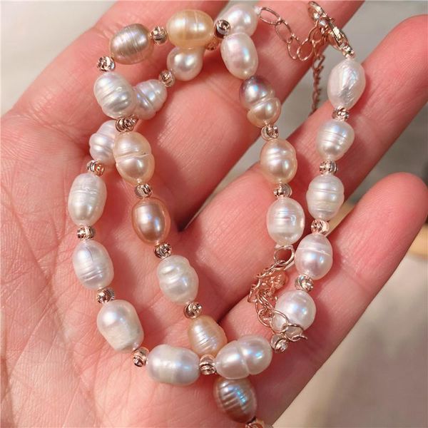 charm bracelets real natural freshwater baroque pearl for women handmade beaded bangle party wedding jewelry lover gifts, Golden;silver
charm bracelets real natural freshwater baroque pearl for women handmade beaded bangle party wedding jewelry lover gifts, Golden;silver