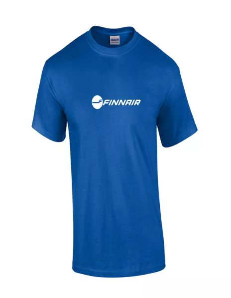 Finnair White Retro Logo Finland Finnish Airline Royal Blue Cotton T-Shirt, White;black
Finnair White Retro Logo Finland Finnish Airline Royal Blue Cotton T-Shirt, White;black