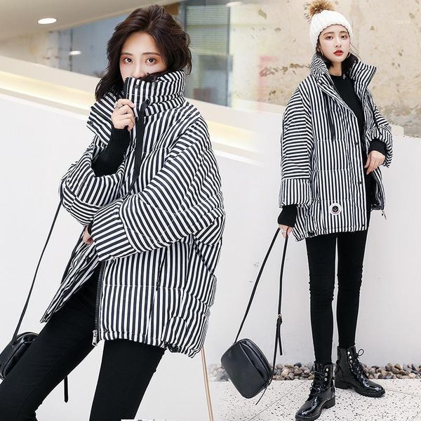 women's down & parkas cotton-padded jacket tide oversize cotton ins bread serve woman short fund chic thick and disorderly winter loose, Black
women's down & parkas cotton-padded jacket tide oversize cotton ins bread serve woman short fund chic thick and disorderly winter loose, Black