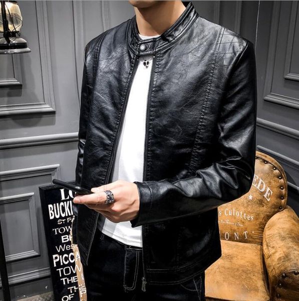 men's fur & faux stand collar mens leather jacket slim motorcycle coat men jackets plus velvet pu clothes jaqueta de couro stage street, Black
men's fur & faux stand collar mens leather jacket slim motorcycle coat men jackets plus velvet pu clothes jaqueta de couro stage street, Black