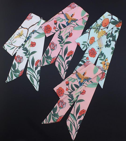 maitong silk shop flower and bird jungle pumpkin scarf women's binding bag handle ribbon hairband shawl wholesale scarves, Blue;gray
maitong silk shop flower and bird jungle pumpkin scarf women's binding bag handle ribbon hairband shawl wholesale scarves, Blue;gray