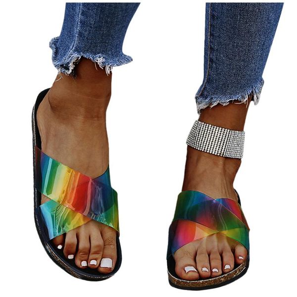 slippers women 2021 fashion jelly shoes summer transparent cross strap beach slides women's flip flops, Black
slippers women 2021 fashion jelly shoes summer transparent cross strap beach slides women's flip flops, Black