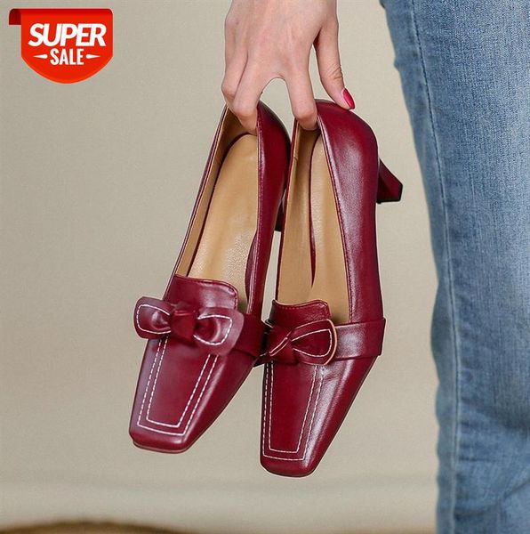 women's high heels thick heel shallow mouth retro bow french fashion single shoes ol workplace #fq19, Black
women's high heels thick heel shallow mouth retro bow french fashion single shoes ol workplace #fq19, Black