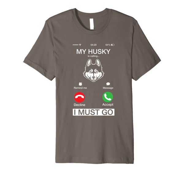 my husky is calling and i must go funny phone screen gift premium t-shirt, White;black
my husky is calling and i must go funny phone screen gift premium t-shirt, White;black