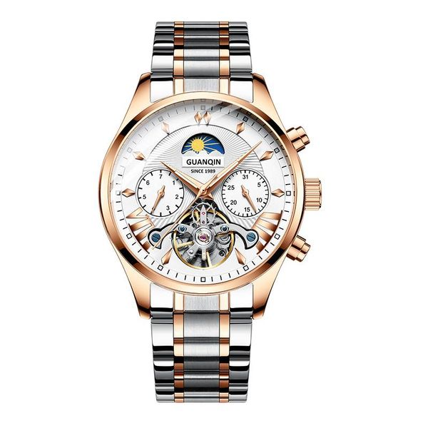 wristwatches guanqin gh17003 clock automatic swimming mechanical men watch waterproof tourbillon style relogio masculino, Slivery;brown
wristwatches guanqin gh17003 clock automatic swimming mechanical men watch waterproof tourbillon style relogio masculino, Slivery;brown