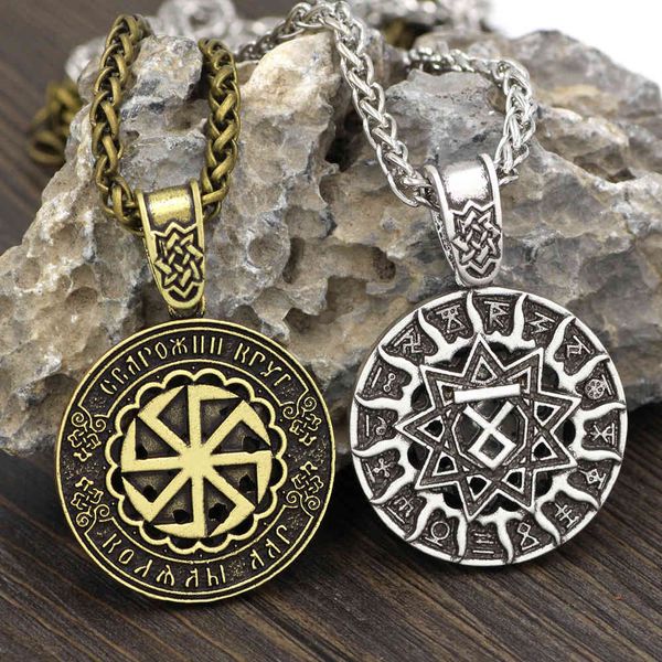 popular slavic rune necklace men's pendant accessories fashion sweater chain accessories, Silver
popular slavic rune necklace men's pendant accessories fashion sweater chain accessories, Silver