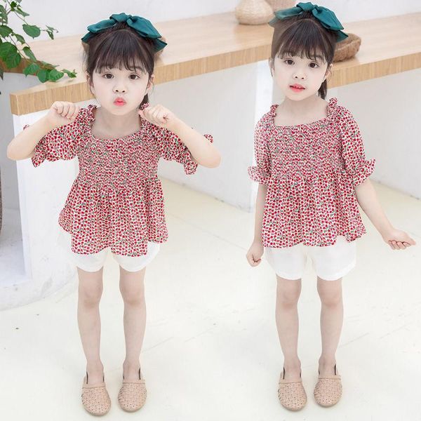 summer baby girls clothes set kids short sleeve floral print shirt and shorts for girl children clothing suit i42 sets, White
summer baby girls clothes set kids short sleeve floral print shirt and shorts for girl children clothing suit i42 sets, White