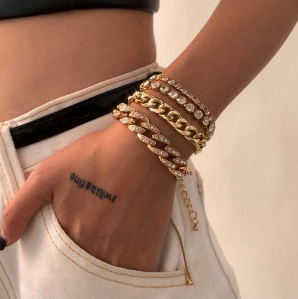 link, chain high-quality hip hop full zircon bling iced out pave miami cuban bracelet set lovers gift birthday, Black
link, chain high-quality hip hop full zircon bling iced out pave miami cuban bracelet set lovers gift birthday, Black