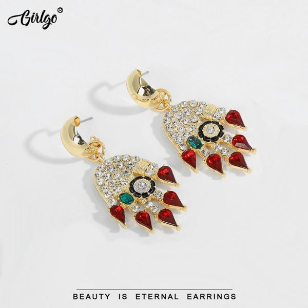 dangle & chandelier girlgo colorful crystal bear claw earrings for women 2021 gothic accessories unusual pendant fashion party, Silver
dangle & chandelier girlgo colorful crystal bear claw earrings for women 2021 gothic accessories unusual pendant fashion party, Silver