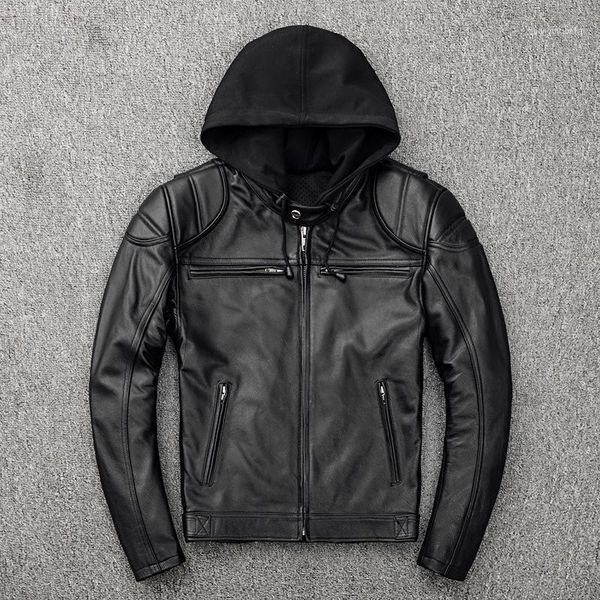 men's leather & faux 2021 black men hood american motorcycle jacket plus size xxxxl genuine cowhide autumn biker's coat
men's leather & faux 2021 black men hood american motorcycle jacket plus size xxxxl genuine cowhide autumn biker's coat