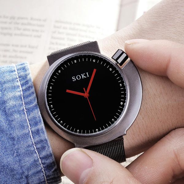 wristwatches 2021 unique ideas men watches retro quartz analog casual mesh strap business male date gift wristwatch montre homme, Slivery;brown
wristwatches 2021 unique ideas men watches retro quartz analog casual mesh strap business male date gift wristwatch montre homme, Slivery;brown