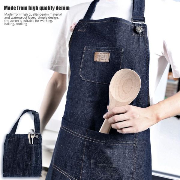 work apron adjustable multi-pocket denim cooking kitchen aprons for woman with tool pockets
work apron adjustable multi-pocket denim cooking kitchen aprons for woman with tool pockets