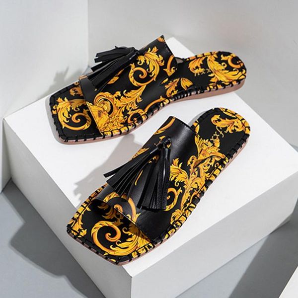 puimentiua women's slippers fashion tassels summer shoes brand beach slides retro mules for ladies flat slipper outdoor, Black
puimentiua women's slippers fashion tassels summer shoes brand beach slides retro mules for ladies flat slipper outdoor, Black