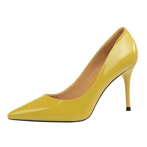 classic women shoes patent leather 9cm thin heel slip on white office girls pump a0104 rnjo, Black
classic women shoes patent leather 9cm thin heel slip on white office girls pump a0104 rnjo, Black