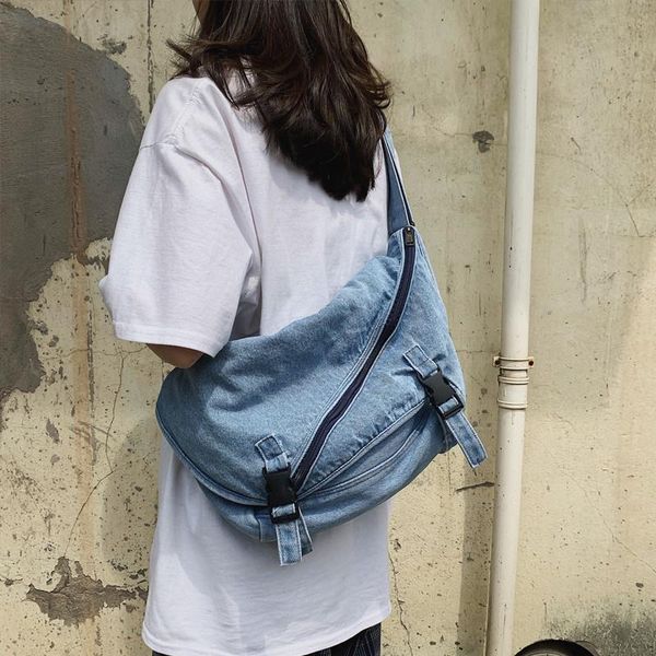 evening bags fashion denim women's shoulder large capacity messenger bag jeans ladies handbags casual big travel blue hobos
evening bags fashion denim women's shoulder large capacity messenger bag jeans ladies handbags casual big travel blue hobos