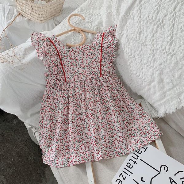 summer arrival girls fashion floral dress kids vest dresses children clothes girl's, Red;yellow
summer arrival girls fashion floral dress kids vest dresses children clothes girl's, Red;yellow