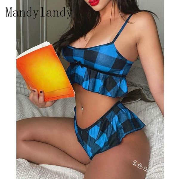 women's swimwear mandylandy summer strapless spaghetti strap swimsuit + low waist swim trunks set plaid printed slim bikini, White;black
women's swimwear mandylandy summer strapless spaghetti strap swimsuit + low waist swim trunks set plaid printed slim bikini, White;black