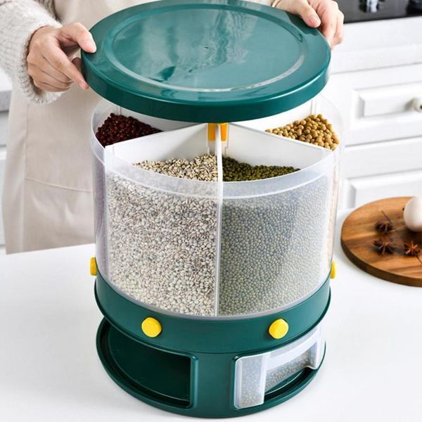 storage bottles & jars drop rice dispenser moisture-proof food grade transparent design 6-grid large cereal holder rotating for
storage bottles & jars drop rice dispenser moisture-proof food grade transparent design 6-grid large cereal holder rotating for