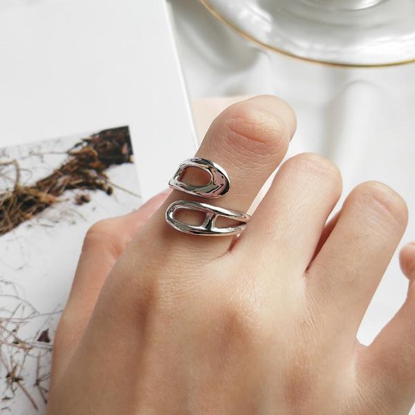 cluster rings korean version of the s925 pure silver combination geometric face glossy simple ring open ring., Golden;silver
cluster rings korean version of the s925 pure silver combination geometric face glossy simple ring open ring., Golden;silver