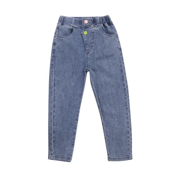trousers 2021 4-10y fashion kids baby girls elastic denim trouser colorful button decoration long straight pants casual pocket clothing, Blue
trousers 2021 4-10y fashion kids baby girls elastic denim trouser colorful button decoration long straight pants casual pocket clothing, Blue