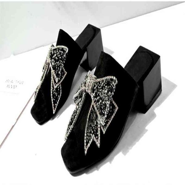 women slippers microfiber solid big butterfly-knot diamond heels female high sandals for summer zjo7, Black
women slippers microfiber solid big butterfly-knot diamond heels female high sandals for summer zjo7, Black
