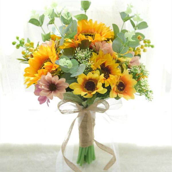wedding decorative flower artificial sun bride bouquet shooting props simulate holding flowers & wreaths 
wedding decorative flower artificial sun bride bouquet shooting props simulate holding flowers & wreaths