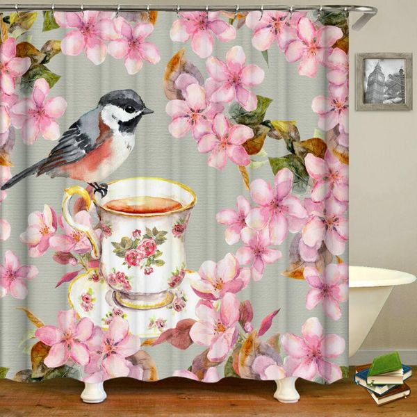 3d printing modern flower bird shower curtain bathroom waterproof bath with hooks washable cloth home decoration curtains
3d printing modern flower bird shower curtain bathroom waterproof bath with hooks washable cloth home decoration curtains