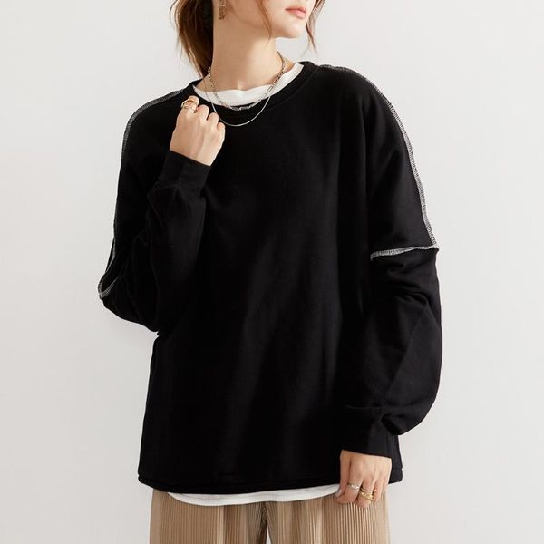 women's hoodies & sweatshirts sweatshirt women autumn round neck black loose pullovers korean casual ladies long sleeve female clothin
women's hoodies & sweatshirts sweatshirt women autumn round neck black loose pullovers korean casual ladies long sleeve female clothin