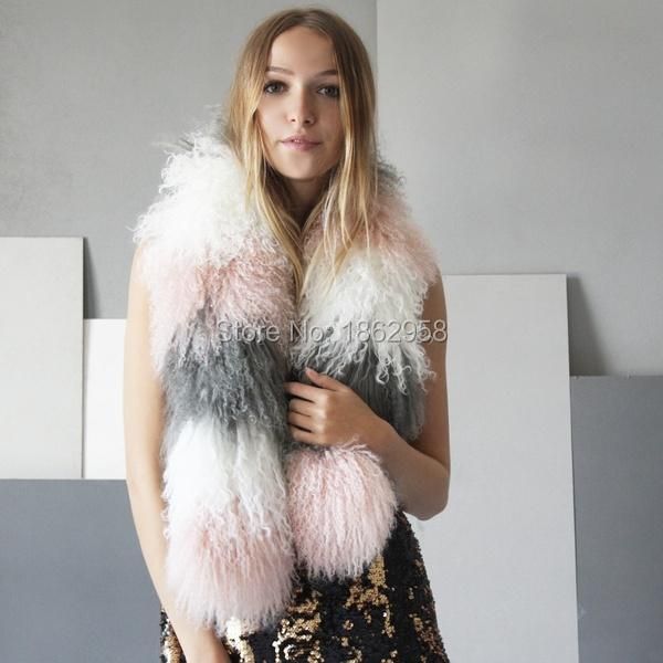 scarves both side fur 110*16cm sj752 dyed mongolia sheep scarf russia people favorite warm stole capes, Blue;gray
scarves both side fur 110*16cm sj752 dyed mongolia sheep scarf russia people favorite warm stole capes, Blue;gray