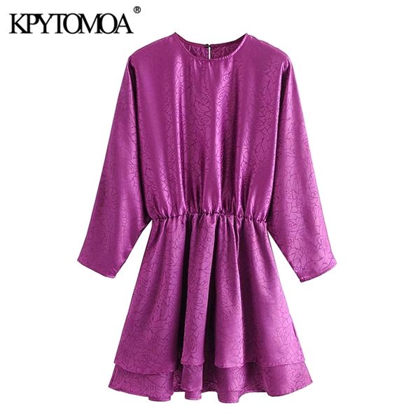 women chic fashion jacquard ruffled mini dress vintage long sleeve elastic waist side zipper female dresses mujer 210420, Black;gray
women chic fashion jacquard ruffled mini dress vintage long sleeve elastic waist side zipper female dresses mujer 210420, Black;gray