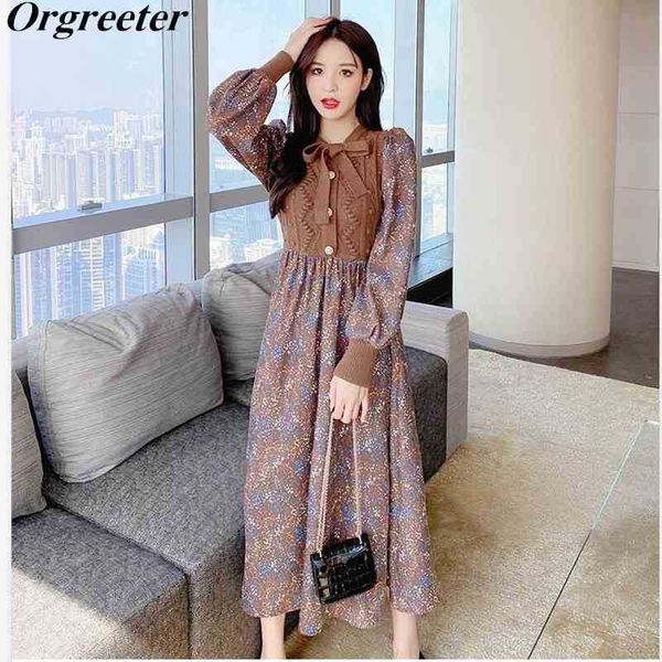 casual spring fall female long dress floral print knitted patchwork lantern sleeve holiday bohemian beach women vestidos 210525, Black;gray
casual spring fall female long dress floral print knitted patchwork lantern sleeve holiday bohemian beach women vestidos 210525, Black;gray