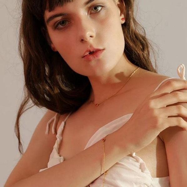 earrings & necklace female clavicle chain short titanium steel small red heart pendant student girlfriend birthday gift, Silver
earrings & necklace female clavicle chain short titanium steel small red heart pendant student girlfriend birthday gift, Silver