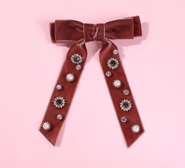 fashion fabric women exaggerated bow hair clip creative rhinestone pearl accessories1
fashion fabric women exaggerated bow hair clip creative rhinestone pearl accessories1