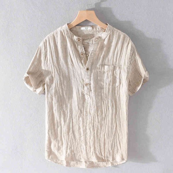 men's t-shirts summer pure linen brand short sleve for men casual stand collar shirt mens fashion solid shirts male yrni, White;black
men's t-shirts summer pure linen brand short sleve for men casual stand collar shirt mens fashion solid shirts male yrni, White;black