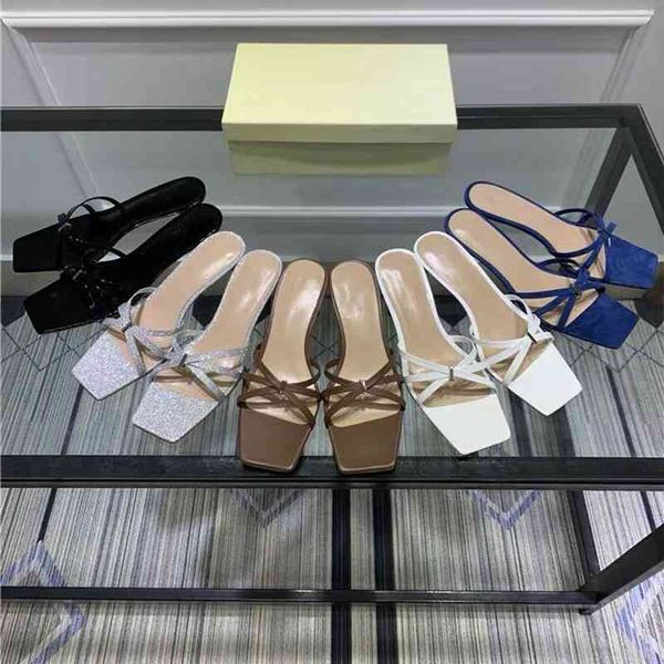 new cross by summer far sandals ins fairy style square head middle thin heel net red slipper girl yw yw, Black
new cross by summer far sandals ins fairy style square head middle thin heel net red slipper girl yw yw, Black