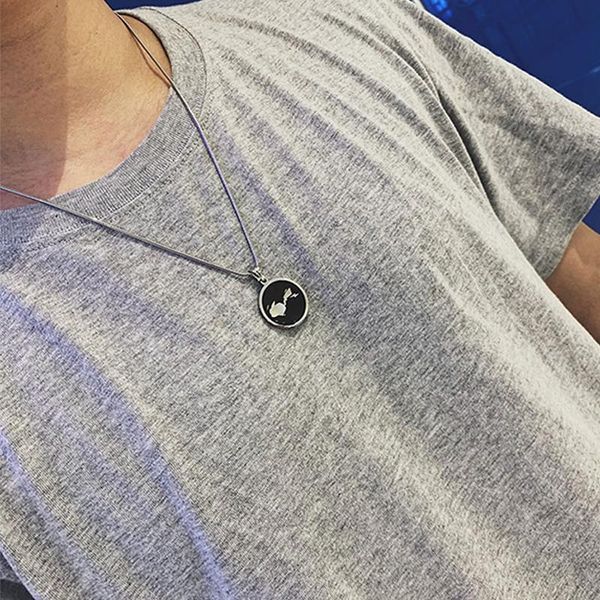 pendant necklaces round stainless steel jewelry woman hip hop chains for mujer long 2021 mens chain necklace jewelery, Silver
pendant necklaces round stainless steel jewelry woman hip hop chains for mujer long 2021 mens chain necklace jewelery, Silver