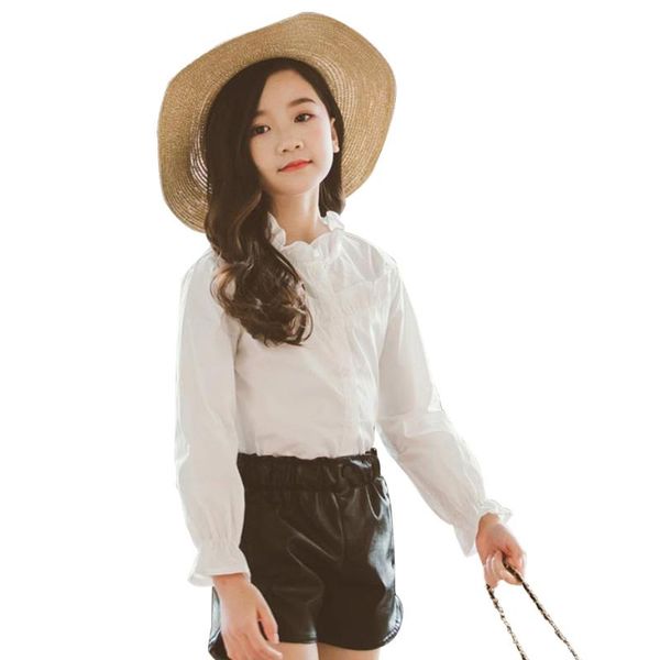shirts kids blouse girl white blouses for girls 2021 spring autumn teenage children school clothing 6 8 10 12 14, White;black
shirts kids blouse girl white blouses for girls 2021 spring autumn teenage children school clothing 6 8 10 12 14, White;black