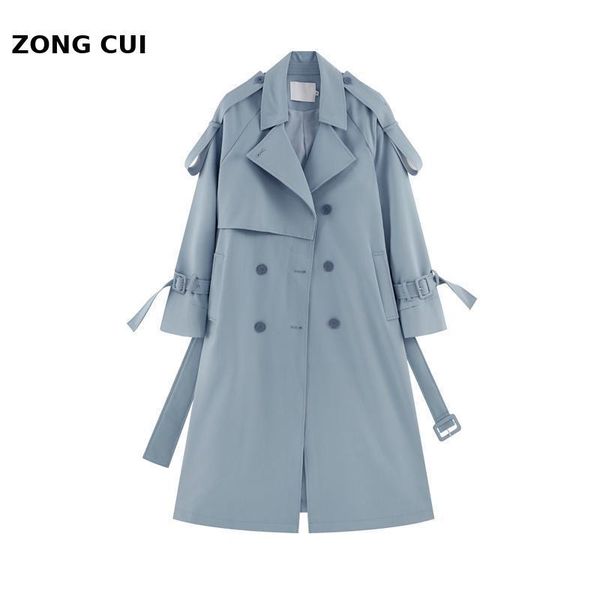 women's trench coats spring autumn women blue coat turn down collar double relaxed elegant long korean high quality, Tan;black
women's trench coats spring autumn women blue coat turn down collar double relaxed elegant long korean high quality, Tan;black