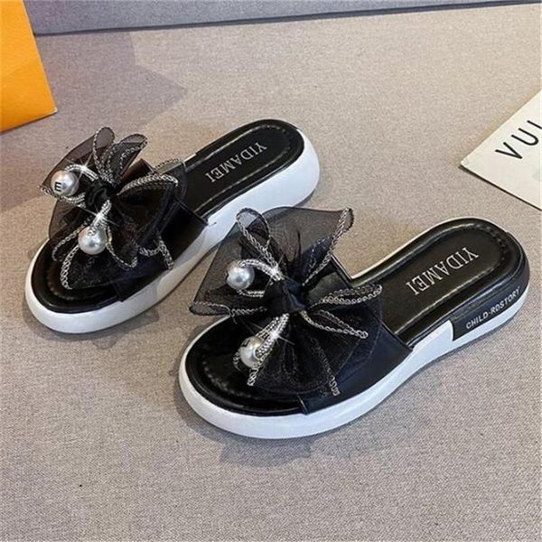 slippers bowknot womens summer flat-bottomed rhinestone women's sandals fashion casual shoes women slides breathable beach, Black
slippers bowknot womens summer flat-bottomed rhinestone women's sandals fashion casual shoes women slides breathable beach, Black