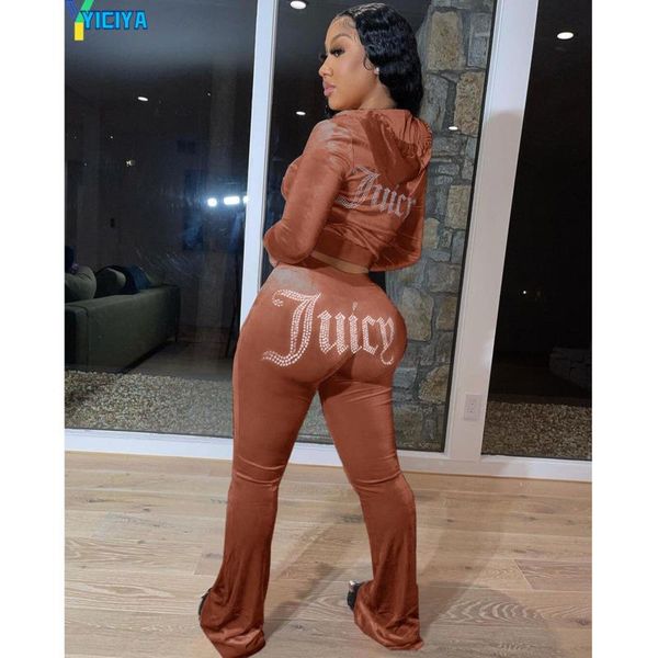 women's two piece pants winter womens gold velvet diamond letter leisure set tracksuit women warm jogging suit female home clothes crop, White
women's two piece pants winter womens gold velvet diamond letter leisure set tracksuit women warm jogging suit female home clothes crop, White