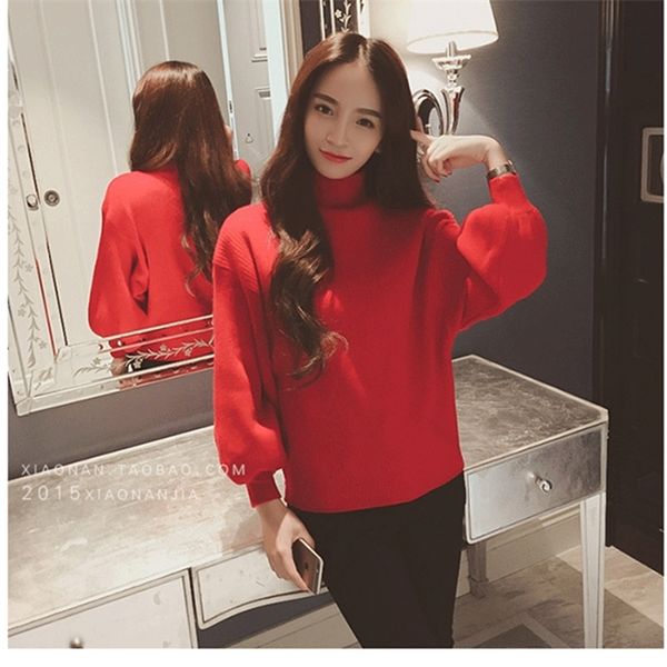 turtleneck sweater 2021 women vintage high neck wide sleeve knitted thickening warm pullover oversize jumper large loose, White;black
turtleneck sweater 2021 women vintage high neck wide sleeve knitted thickening warm pullover oversize jumper large loose, White;black