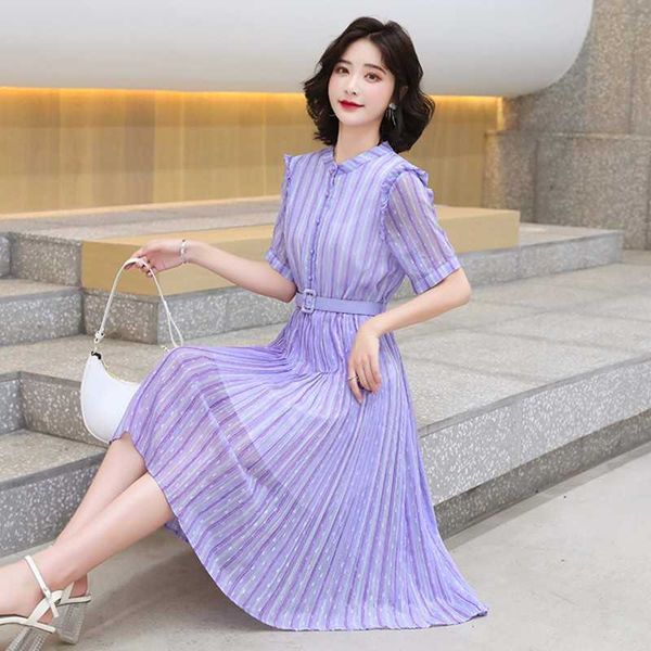 summer casual chiffon dress vintage short sleeve elegant bodycon vestidos plus size 210531, Black;gray
summer casual chiffon dress vintage short sleeve elegant bodycon vestidos plus size 210531, Black;gray
