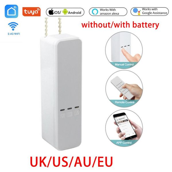 smart home control tuya wifi roller blind driver blinds rope pull curtain automation controller works with alexa google assistant
smart home control tuya wifi roller blind driver blinds rope pull curtain automation controller works with alexa google assistant