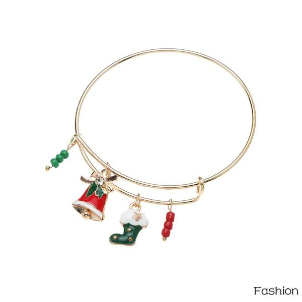 link, chain christmas snowflake bell tree pendant bracelet for women adjustable metal geometric stainless steel, Black
link, chain christmas snowflake bell tree pendant bracelet for women adjustable metal geometric stainless steel, Black