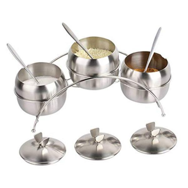 storage bottles & jars kitchen supplies apple shape stainless steel condiment pot spice container salt sugar bowl serving spoons
storage bottles & jars kitchen supplies apple shape stainless steel condiment pot spice container salt sugar bowl serving spoons